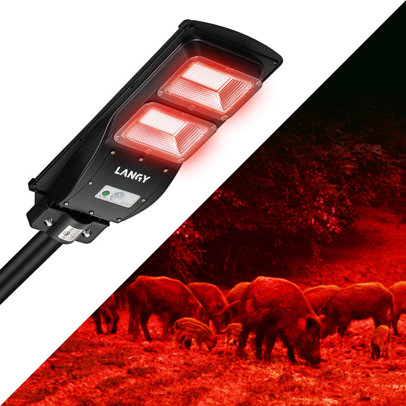 Solar red Light for Hunting Hogs Deers,Fish light,motion active – Langy Solar  Lights