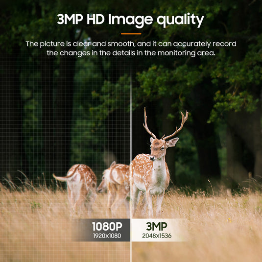 2K HD 3MP  CamouflageSolar Security  Camera  wireless 4G / WIFI