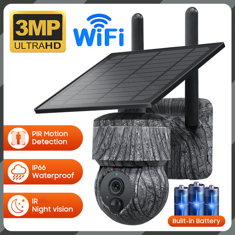 Load image into Gallery viewer, 2K HD 3MP  CamouflageSolar Security  Camera  wireless 4G / WIFI
