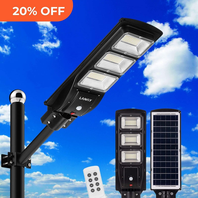 Load image into Gallery viewer, 60W 90W Solar street light -Upgraded ES04
