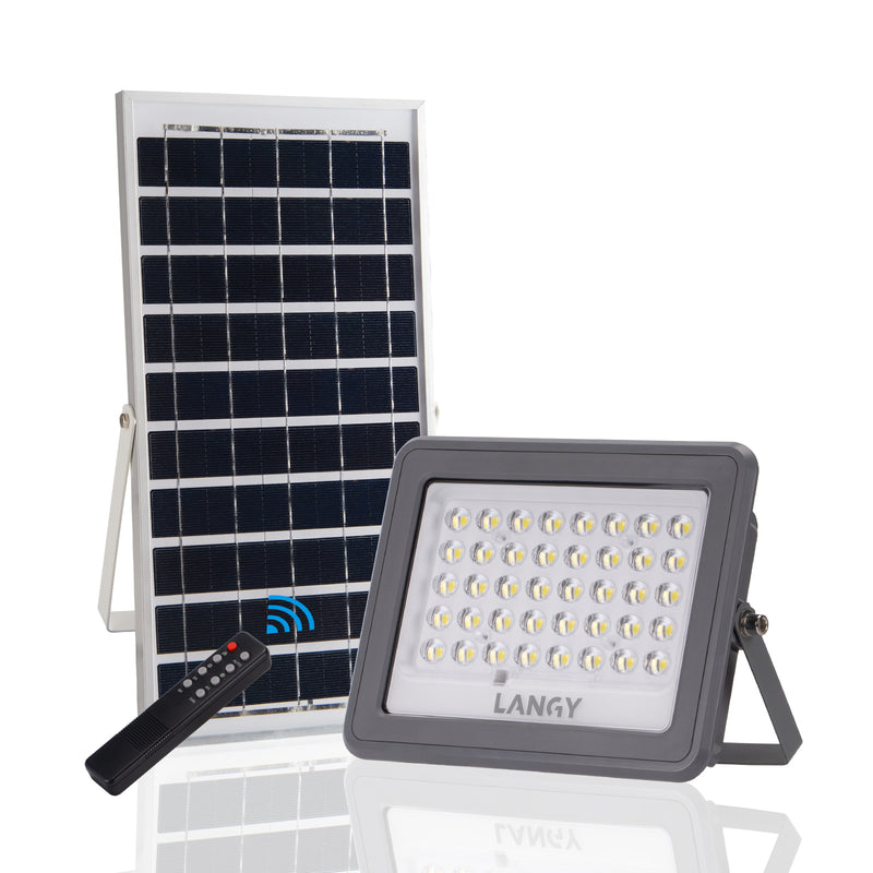 Load image into Gallery viewer, 60W solar LED flood lights outdoor waterproof
