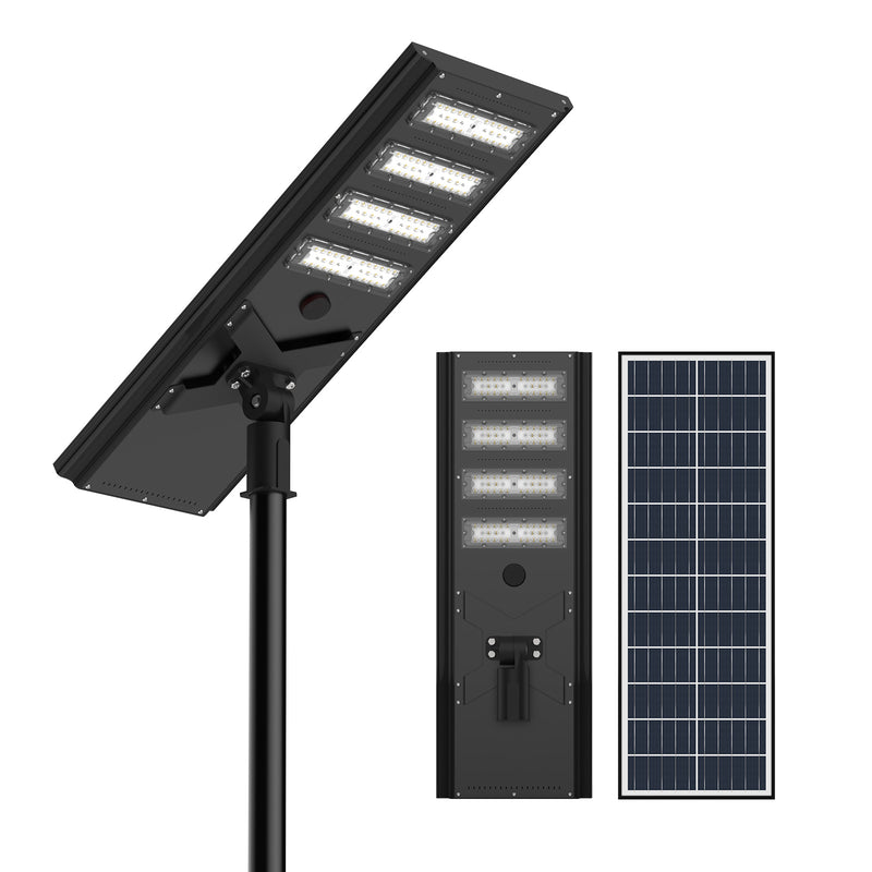 Load image into Gallery viewer, Solar Power LED Parking Lot Light - (Black)
