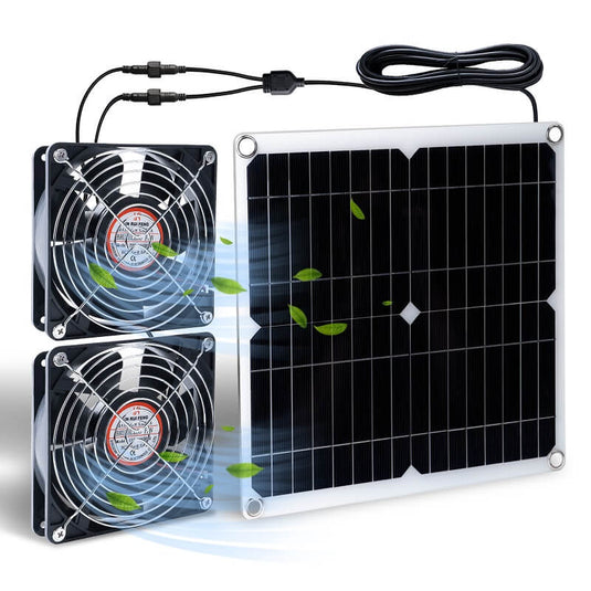 15W Dual Solar Powered Fan