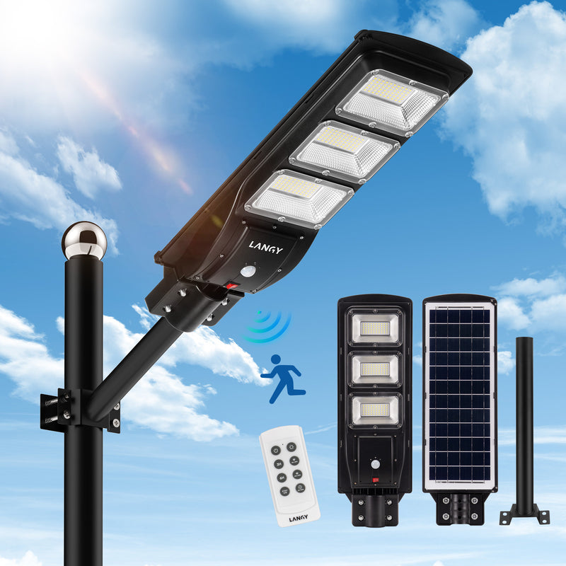 Load image into Gallery viewer, 60W 90W solar street light with replaceable design
