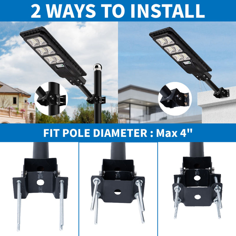 Load image into Gallery viewer, Adjustable bracket for solar street light -1.8&quot; diameter
