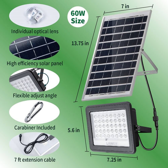 Solar Green Floodlight for Night Hunting