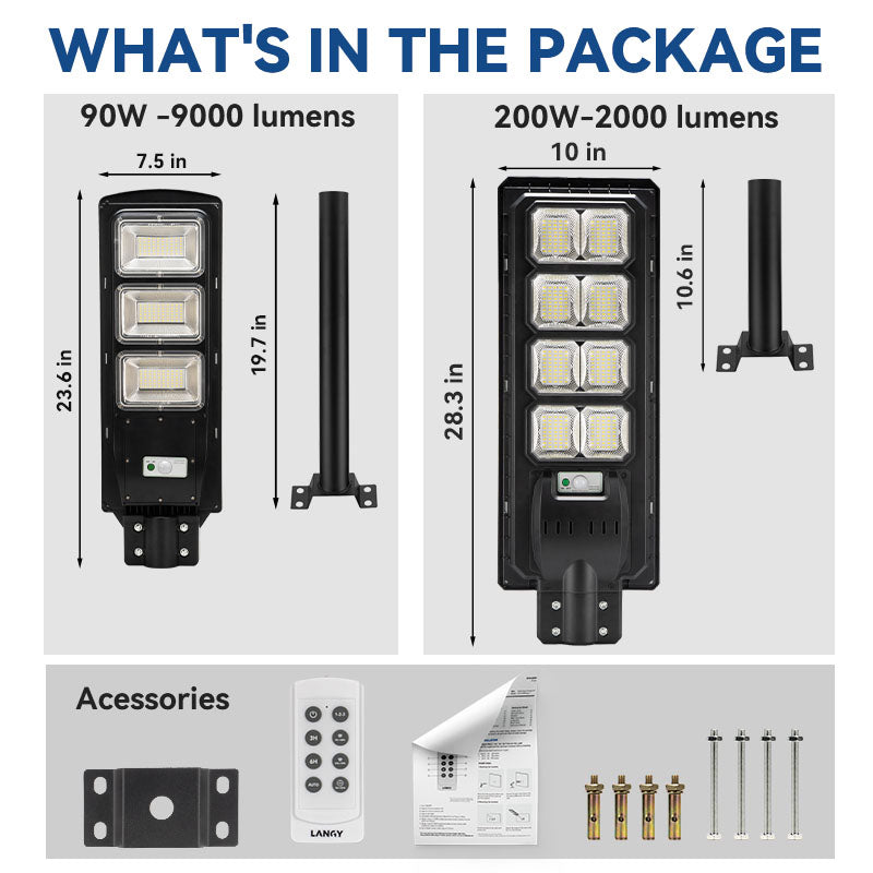 Load image into Gallery viewer, 4 Pack Solar Parking lot lights (bracket included)-9000 lumens
