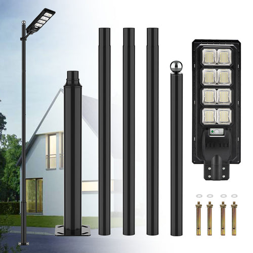 200W Solar Street Light with pole 16FT/20FT