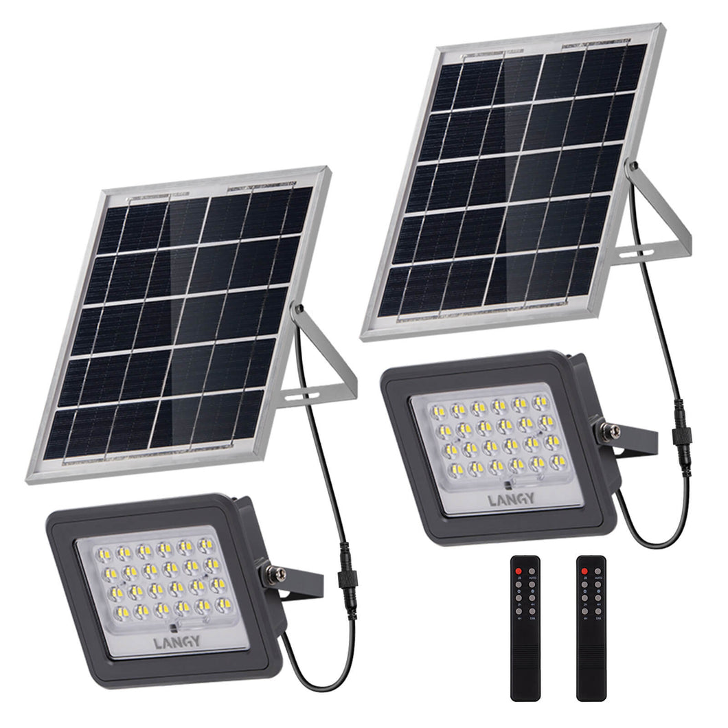 2 PACK 30W Solar LED Wall light