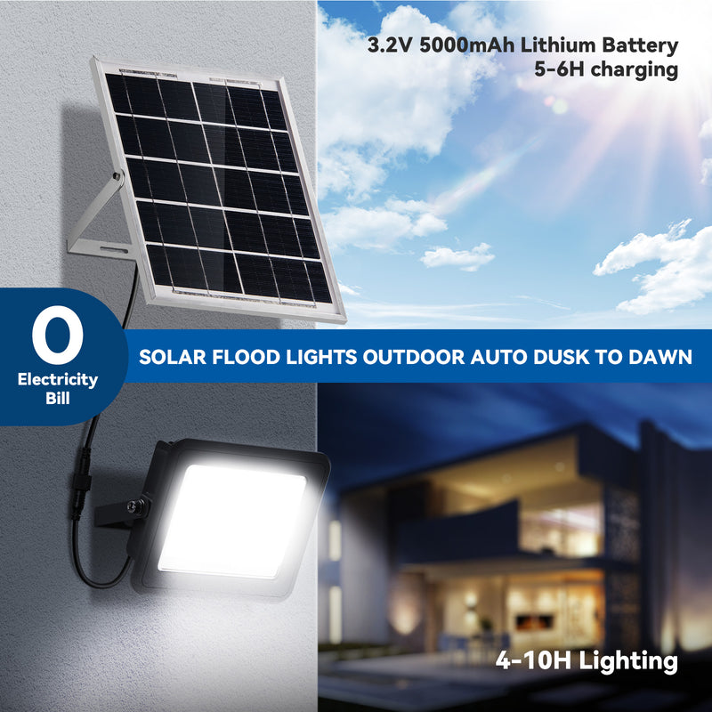 Load image into Gallery viewer, 30W solar LED flood lights outdoor waterproof
