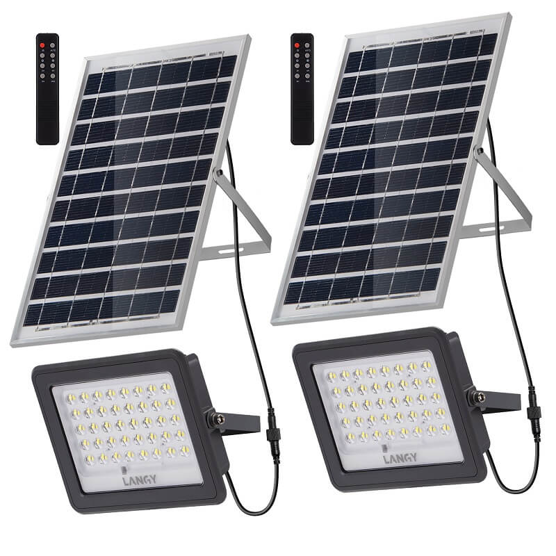 2 PACK Solar wall light -60W