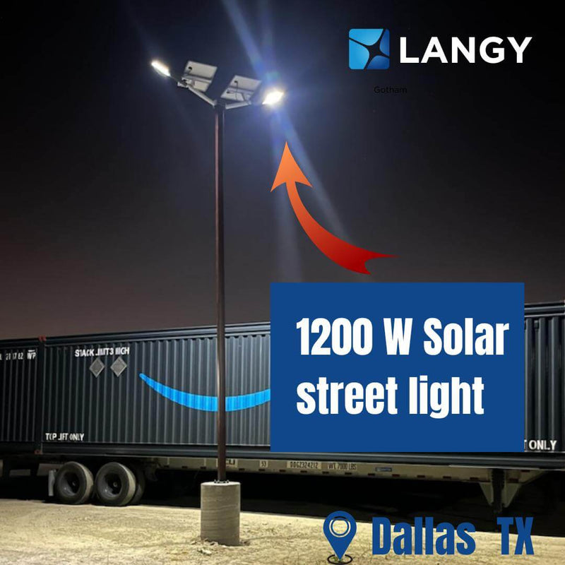 Load image into Gallery viewer, 1200W 1400W Solar Parking lot Light -40000lumens
