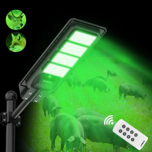 Solar Green Light for Hunting Hogs Deer,Fish light