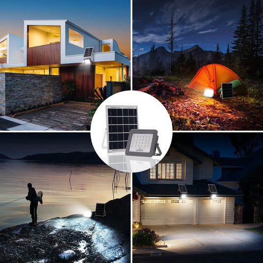 30W solar LED flood lights outdoor waterproof