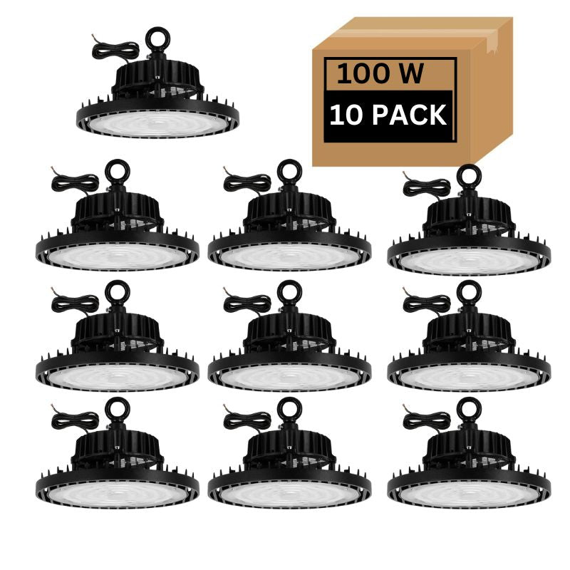 Load image into Gallery viewer, 10 Pack 100 W UFO Led high bay light
