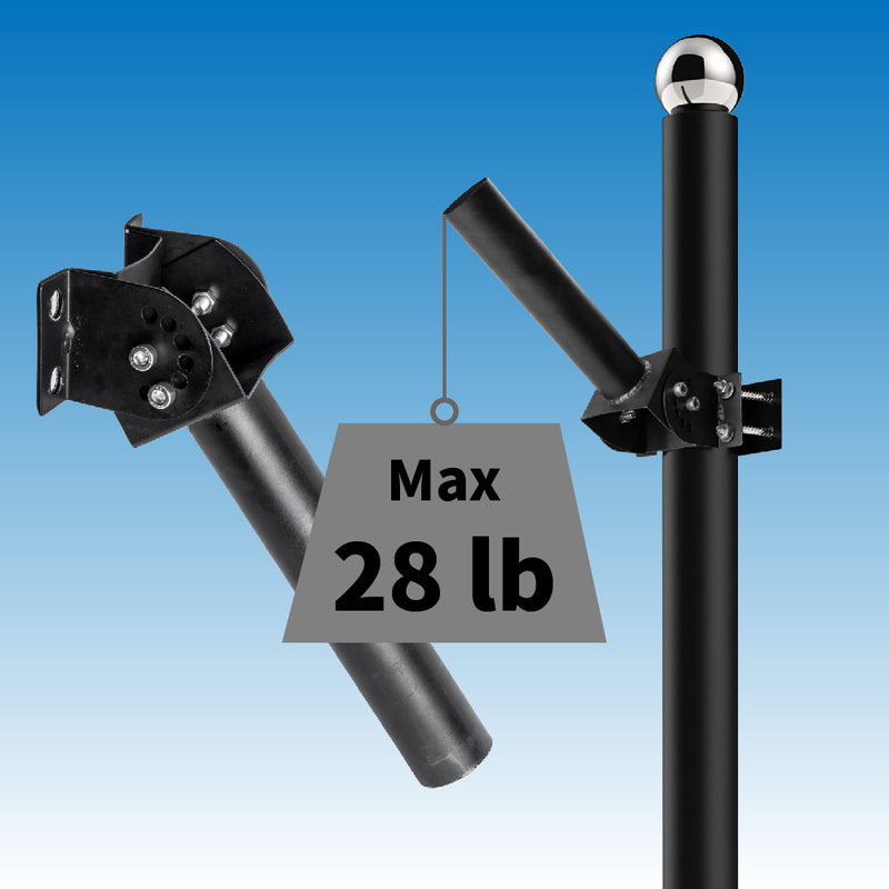 Load image into Gallery viewer, Adjustable bracket for solar street light -1.8&quot; diameter
