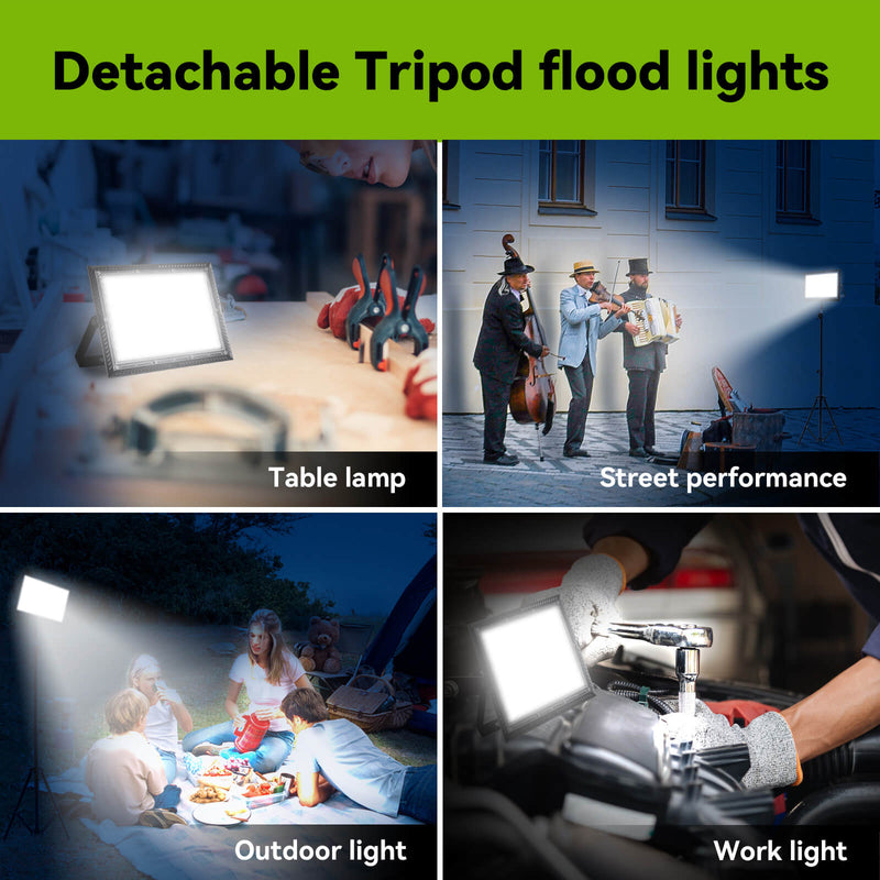 Load image into Gallery viewer, Portable Battery Powered LED Flood Light
