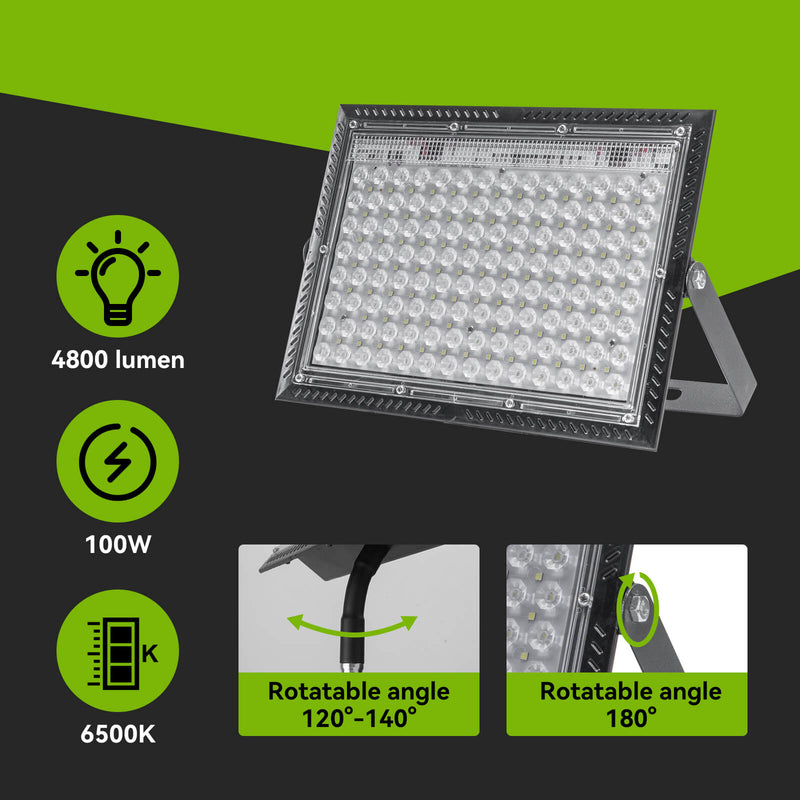 Load image into Gallery viewer, Portable Battery Powered LED Flood Light
