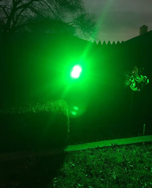 2 PACK LANGY Green Solar Feeder Lights