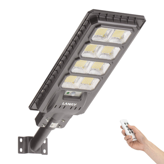 200W Grey  solar street lights 20000 lumens -Premium