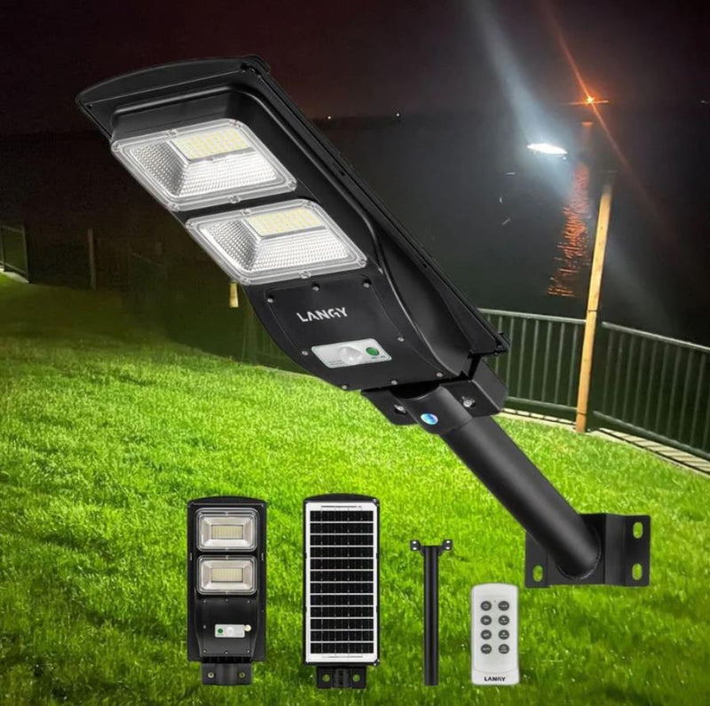 Load image into Gallery viewer, LANGY 60W solar street light 6000 lumens Langy Innovation
