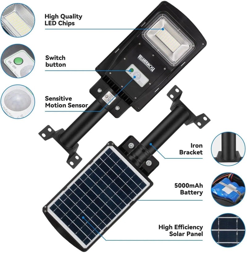 Load image into Gallery viewer, 30W Solar Powered Street Lights with 4000 Lumens Villahermosa
