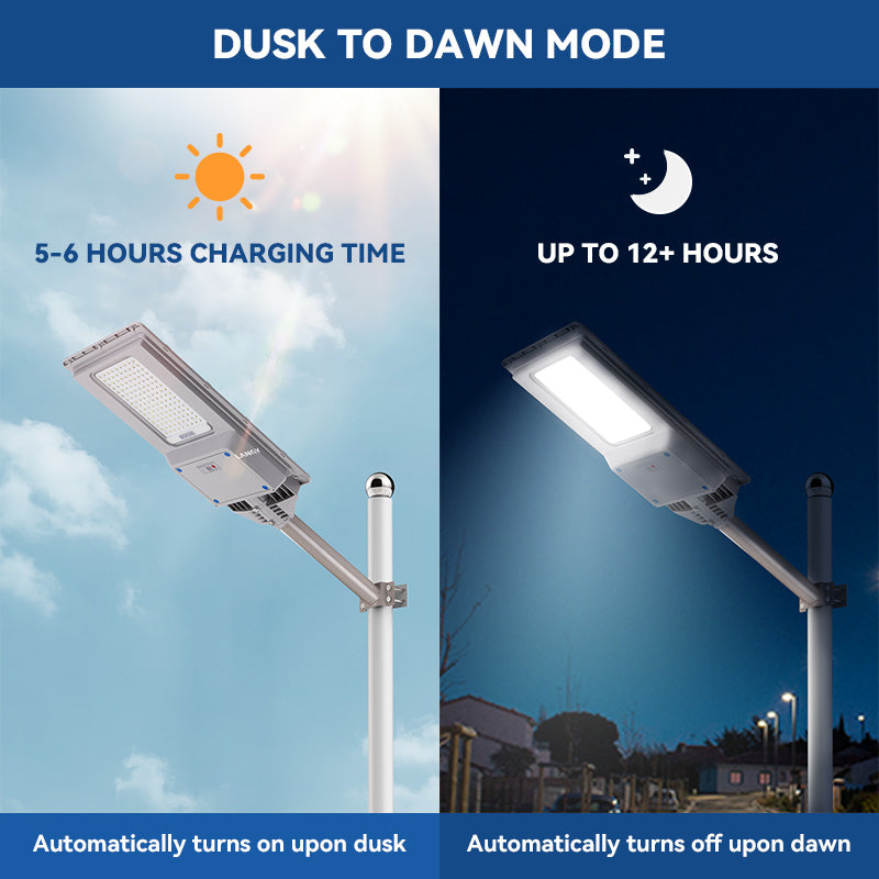 Load image into Gallery viewer, 2 Pack 300 W all in one  solar street light 30000 lumens
