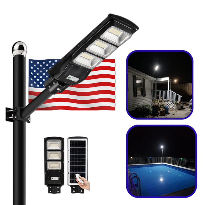 Load image into Gallery viewer, LANGY 90W solar street light 9000 lumens Langy Solar Lighting
